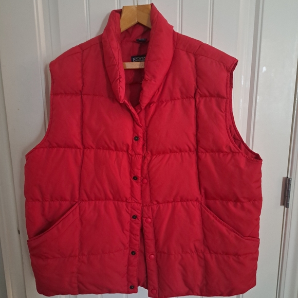 Lands' End Other - VTG Mens LANDS' END lightweight Down Puffer Vest RED XL 46-48